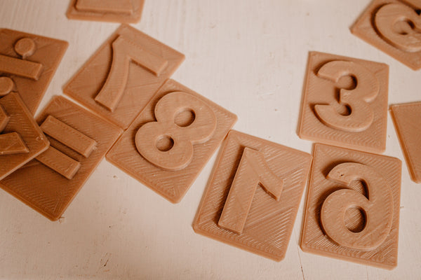 Numbers Eco Stamps (without handle)