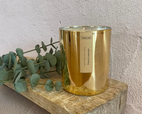Soy Candle Gold Luxe Large with Lid