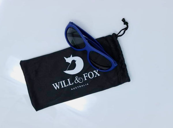 Polarised Flexible Sunglasses Large - Black, Navy Blue or Cream