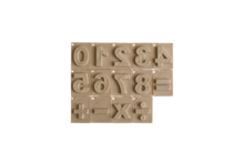 Numbers Eco Stamps (without handle)