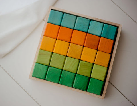 My First Colored Blocks 25 Pcs