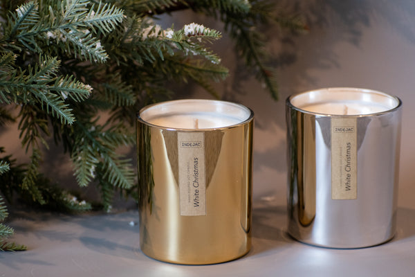 Christmas Silver Luxe Candle Large