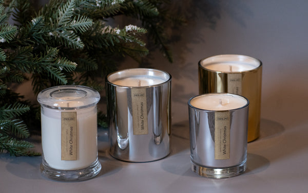 Christmas Silver Luxe Candle Medium